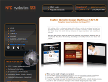 Tablet Screenshot of nycwebsites123.com